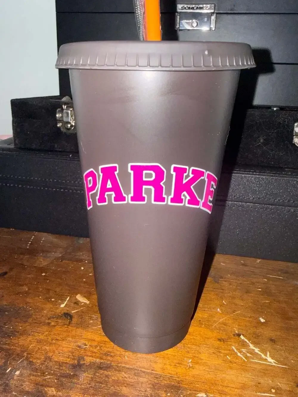 Dunkin' Donuts x PARKE collab iced tumbler